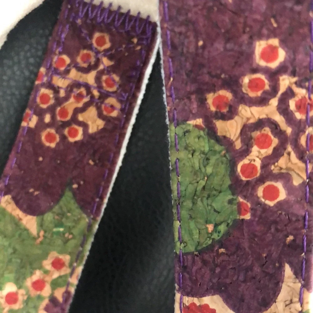 Casual Canine Natural Cork Lead With Bamboo Lining Purple - Picture 3 of 4